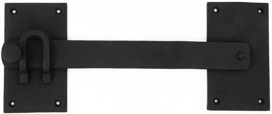 Black Iron Antique Flip Latch for Gates and Doors