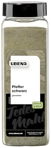 Ubena Pfeffer schwarz Gemahlen 600 g, 1er Pack (1 x 0.6 kg)