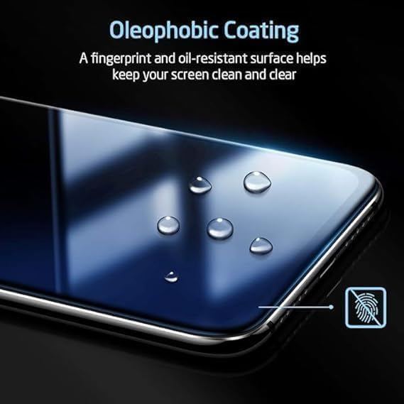 Image of [1+1 Tempered Glass for OnePlus 15R 5G with Camera Lens Protector Edges to Edge Screen Glass Protector 9H Hardness - (Pack of 2)