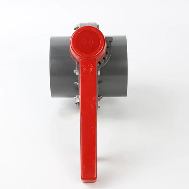 Vanne Papillon Pvc, Vanne À Disque À Emboîtement Dn 110 Mm, Vanne Papillon D'Irrigation Mm, Monobloc En Plastique/Plastic Handle