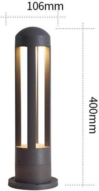 富吉屋 ポストライト モダン 屋外 7W LED 芝生ライト ボラード コラム