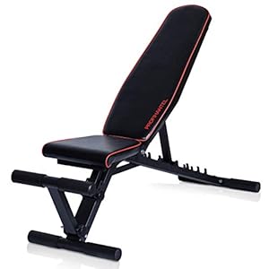 Premium Line Hantelbank – Vielfach verstellbare Schrägbank | Extreme Belastbarkeit 550 kg | 21 Trainingspositionen | Mit Beinhalterung | Inklusive Trainingsratgeber zur Trainingsbank