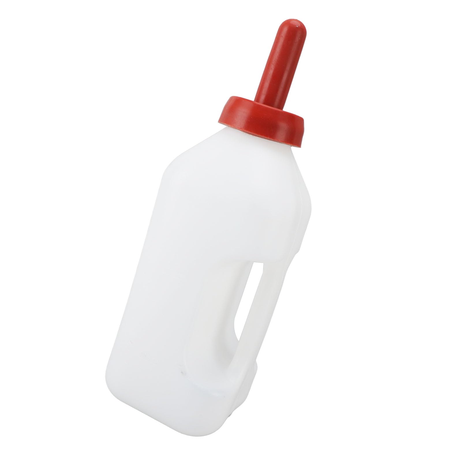 Wakects Biberón para Terneros de 2 Cuartos de Galón, con Diseño Antideslizante a Prueba de Fugas, Tetina de Silicona y para Facilitar la Alimentación de Lactancia, Alimentador de (Olla de Leche