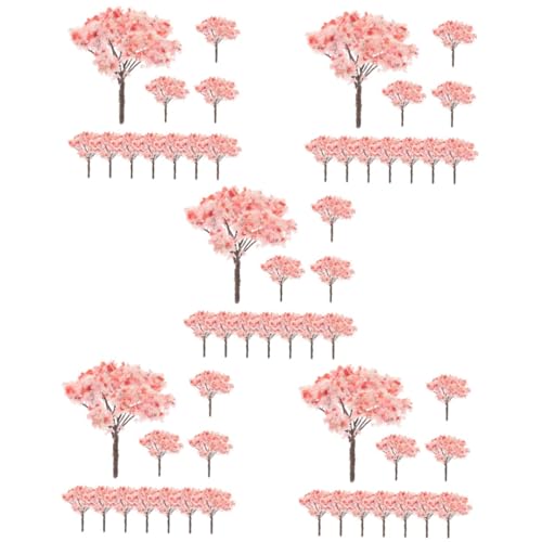 Alipis 60pièces Mini Cerisiers Artificiels Décoration De Miniature pour Diorama Et Table h