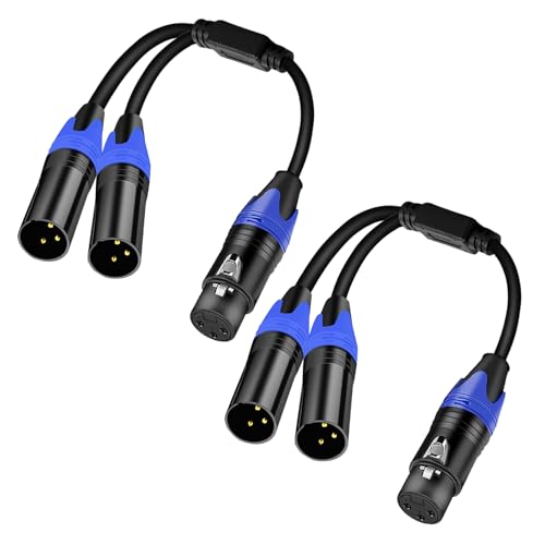Seefeful XLR Splitter Cable (2 Pack)