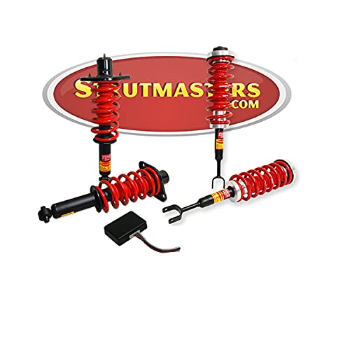 Strutmasters 4-Wheel Air Suspension Conversion Kit with Suspension Light Module for 2001-2005 Audi A6 Allroad Quattro Wagon (C5) (AB14FM)