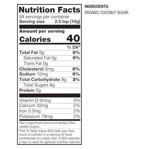 Betterbody Foods Organic Coconut, Palm Sugar, 2 Pound by Betterbody foods