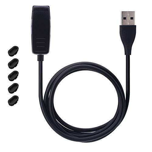 ARECORD Charging Clip for Garmin Forerunner Smartwatch Accessories-Charger Port Protector & Repalcement Data Sync/Charger Cable for Garmin Forerunner 35 230 235 630 645 735XT/Approach G10 S20/Vivomove