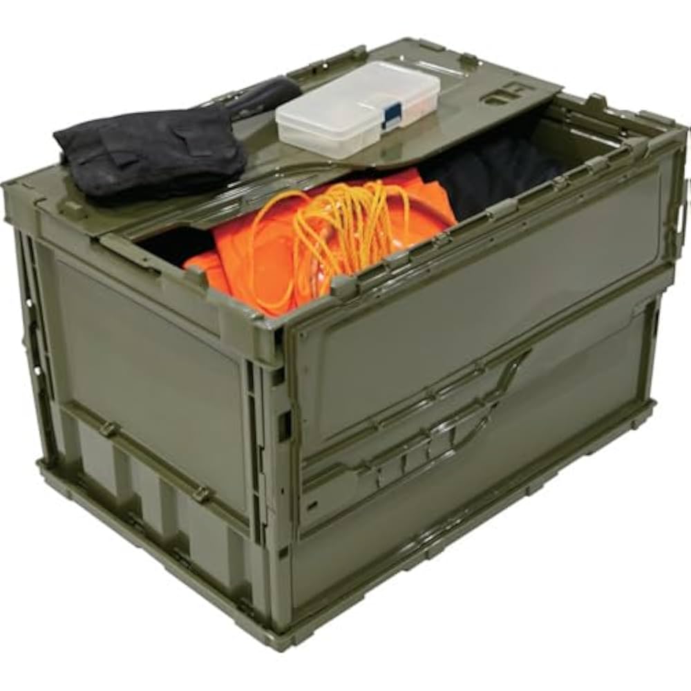 TRUSCO 折りたたみコンテナ 50L ロックフタ付 10点 trusco 折りたたみコンテナ 50l」の人気商品一覧 | 安い商品を