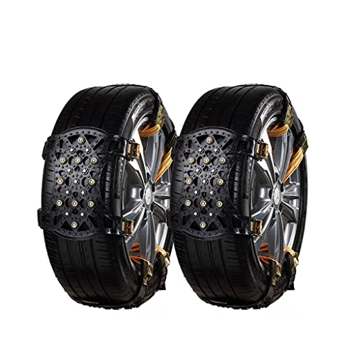 Chaînes à neige pour pneus universels 165-275mm avec adhérence maximale, 12 pcs