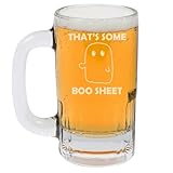 12oz Beer Mug Stein Glass Gift That's Some Boo Sheet Funny Ghost Halloween