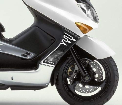 Labelbike - 2 Adesivi Resinati 3D Paraspigoli Compatibili Con Yamaha TMAX 2008-2011 – Protezioni Antigraffio Per Moto, Made In Italy