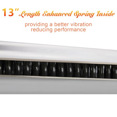Image of Stainless Steel Straight Mud Flap Hanger Spring Loaded, 30 inch Length and 2 1 /2 inch Bolt Spacing,All Weather Resistant,Mudflap Bracket for Semi Truck, (1 1 /8 inch)