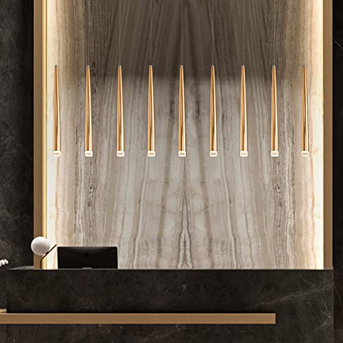 Lumières or lampe suspendue à tête unique spot de restaurant 4*60cm - 7