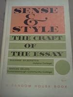 Sense and Style:The Craft of the Essay B000LEFSOS Book Cover