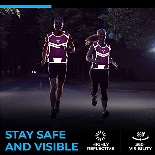 247 Viz Reflective Running Vest – Reflective Vest Running at Night for Walkers, Women & Men. High Visibility Reflective… - Image 7