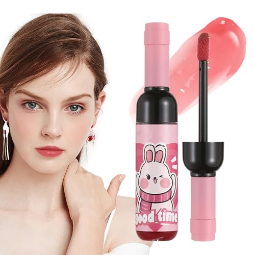 Labial Líquido - Brillo Labial con Efecto Mate - Tinte Vino Duradero Impermeable Para Un Acabado Natural