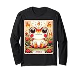 Photo Gallery aries frog tarot card cottagecore birthday product maglia a manica Photo Gallery aries frog tarot card cottagecore birthday product maglia a manica