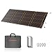 FlexSolar 240W Portable Solar Panel, DC Output IP68 Waterproof Foldable Solar Chargers ETFE Panels Power Emergency Camping Home RV for Solar Generators Power Station