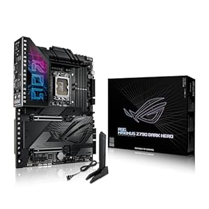 ASUS ROG Maximus Z790 Dark Hero (WiFi 7) LGA 1700(Intel 14th &13th&12th Gen) ATX Gaming Motherboard(PCIe 5.0×16, 5xM.2 Slots,DDR5,2X Thunderbolt 4 Ports, USB Type-C Front-Panel)