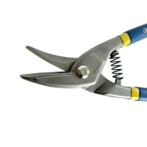 S&R Blikschaar Circular-serie 250 mm, gebogen / recht voor cirkelvormige en rechte sneden van metaal, plaatstaal, figuurschaar, gatschaar - Afbeelding 3