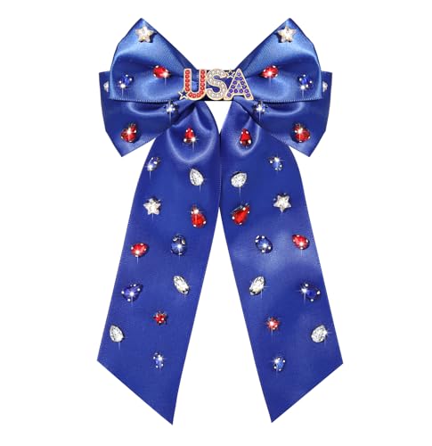 Pinzas para cabello con diseño bandera americana 4 de julio