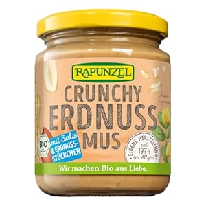 Erdnussmus Crunchy mit Salz
