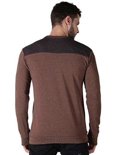 Image of URGEAR Full Sleeve Self Design Men Sweatshirt