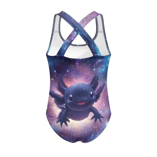 Image of Girls Swimsuit Criss Cross Back 1-Piece Summer Beach Swiwmear