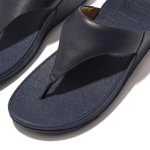 Image of FitFlop Womens Lulu Leather Toe Post Sandals