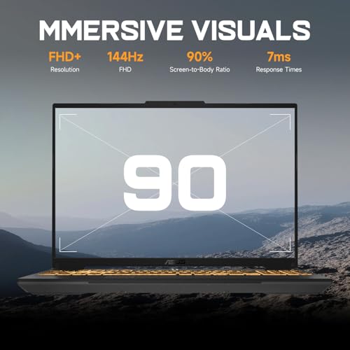 Image of ASUS TUF F16 RTX 4050 Pro Gaming Laptop, 16 inch FHD+ 144Hz, Intel Core 5 210H(Beats Intel i5-14500), NVIDIA RTX 4050, 64GB DDR5 RAM, 2TB SSD, RGB Backlit KB, Bundle with PCO Laptop Cooler