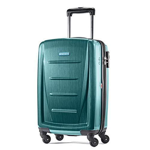 Image of Samsonite Winfield 2 Hardside Luggage with Spinner Wheels, Cactus Green, Carry-on Spinner, Winfield 2 Hardside Luggage With Spinner Wheels