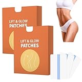 Lift and Glow Patches Legs,Nip Lift and Glow Patches Legs for Sagging Skin,Instalift Lift Patch for Legs– Invisible Waterproof Adhesive Body Tape,Skin Lifting & Firming (4.8x6 Inch, 2 Box)
