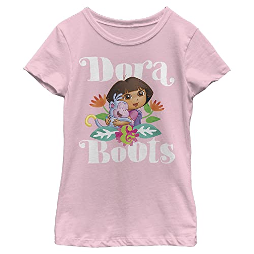 Nickelodeon Explorer Dora and Boots Girls Short Sleeve Tee Shirt