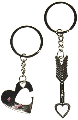 Lover His Her Keychain Keyring Couples - Arrow & 