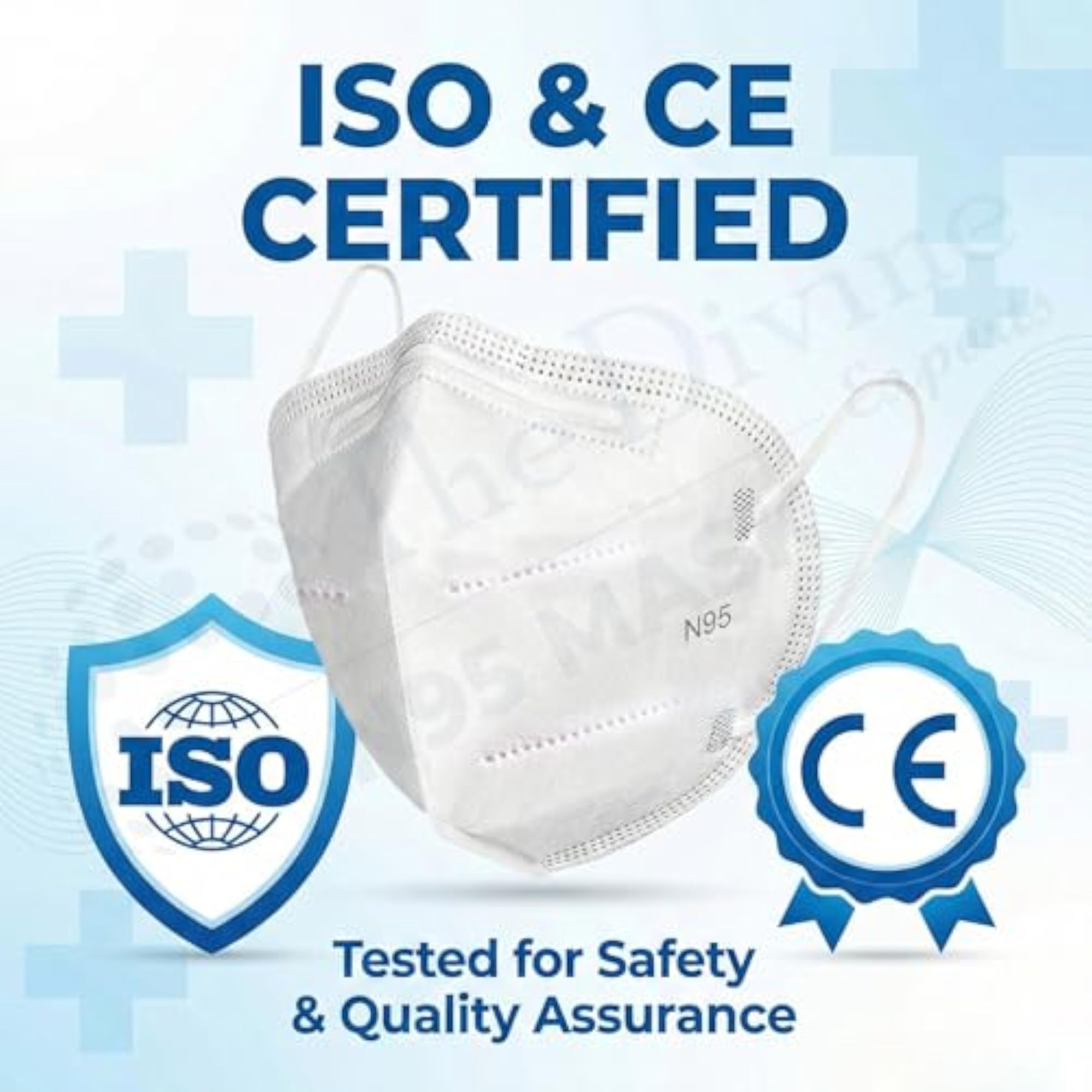 N95 Style Reusable Washable Face Mask Combo Pack