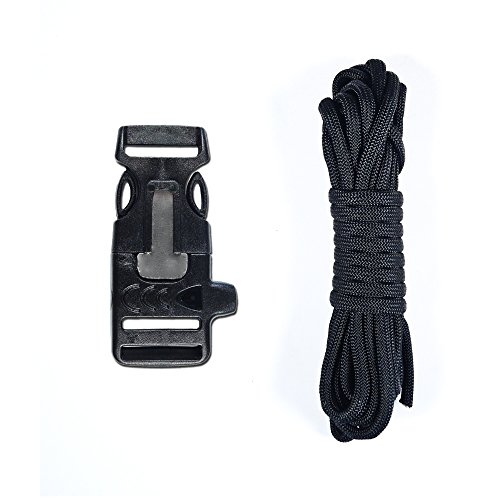 Haz tu propia pulsera de supervivencia con nuestro kit de hebilla de paracaídas y silbato de 20 pies