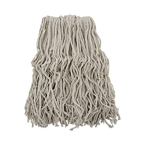 Boardwalk Cotton Mop Head, Cut-End, 32, White, 12/Carton