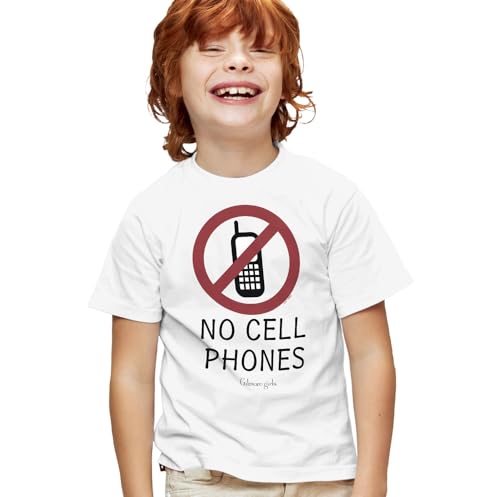 Gilmore Girls No Cell Phones Kids T Shirt for Youth Toddler Boys and Girls