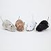 Bits and Pieces - Wind Up Racing 4 Mice-Realistic Looking Mice, Carefree pet - Set of 4: Black, Gray, White and Brown. Each Measures 4-1/2