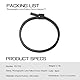 Tilta Fotoobjektiv Follow Focus Zahnradring für DSLR Kamera FR-T03