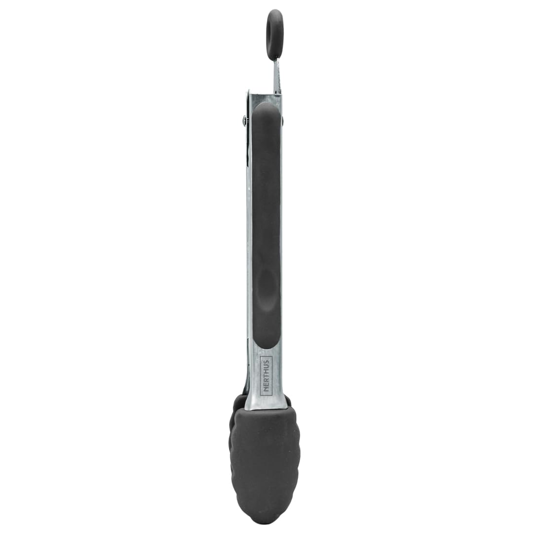NERTHUS FIH 1668 Piastra Cucina con Pinze e Pennello Induzione Gas Vetroceramica Cucinare con Olio Uniforme