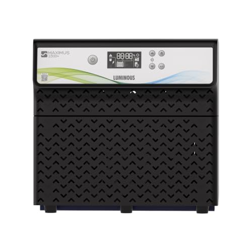 Image of Luminous Maximus 2300+ Pure Sine Wave Inverter for Home,Office & Shops | 2000VA /24V Capacity | Smart LCD Display | High-Capacity Backup Solution | Easy Installation | 36 Months Warranty