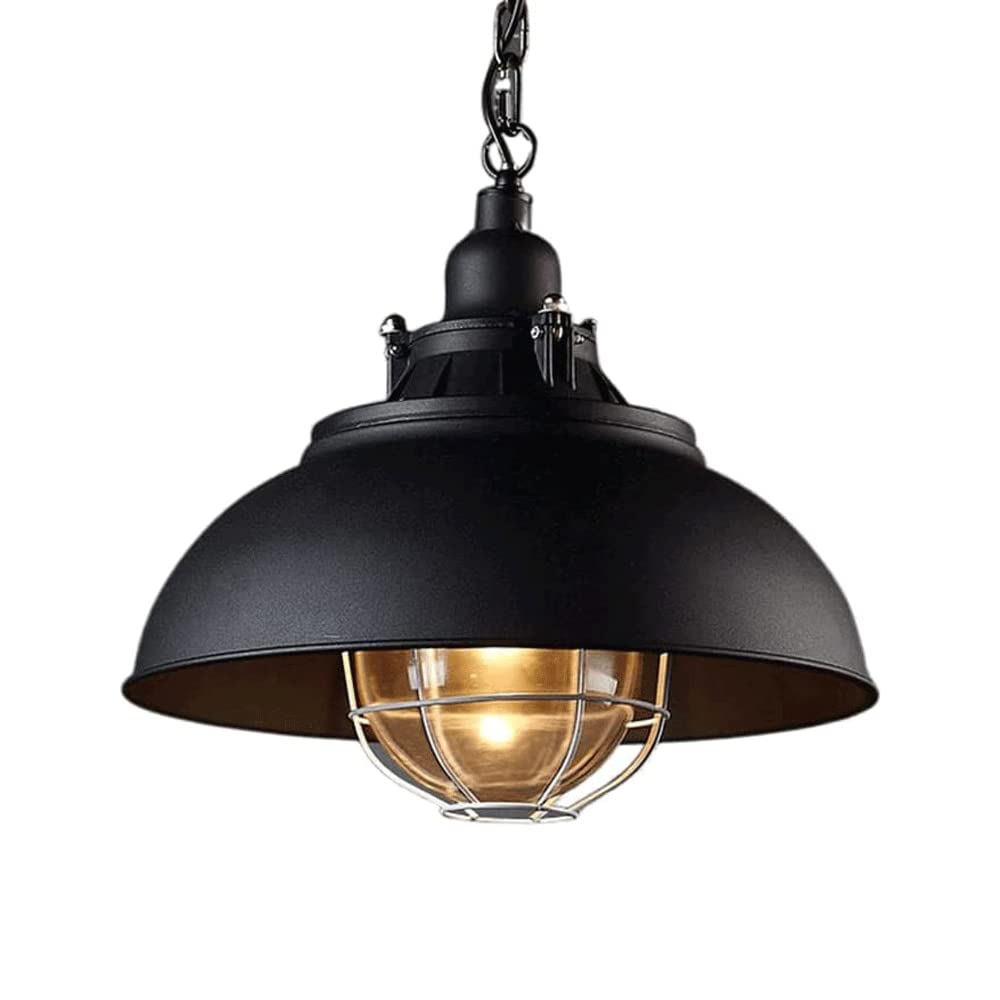 Lampe suspendue rétro en fer forgé E27 avec hauteur réglable pour luminaire de cuisine