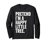 divertente costume da pigro halloween per pretend i'm a happy little tree maglia a manica
