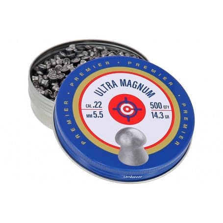 PALLINI 5,5 MM CAL 22 PIOMBINI ULTRA MAGNUM CROSMAN per carabina ARIA COMPRESSA PCP