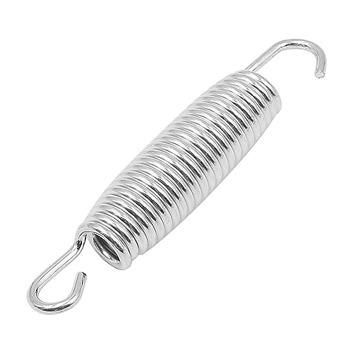 ZONADAH Pack of 10 Pcs 12cm Springs with Free T-Hook for Trampoline Dual Hook Heavy Duty Rust Resistant Galvanised Steel Trampoline Parts Easy Install Replacement Outdoor - Image 3