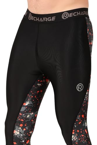 Image of ReDesign Apparels Recharge Men Polyester Sports Compression Pant /Legging /Full Tights