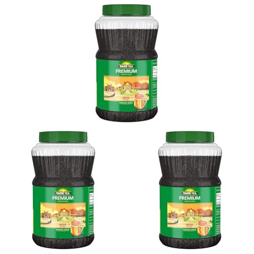 Image of Tata Tea Premium | Desh Ki Chai | Unique Blend Crafted For Chai Lovers Across India | Black Tea | 1kg Jar (Pack of 3)
