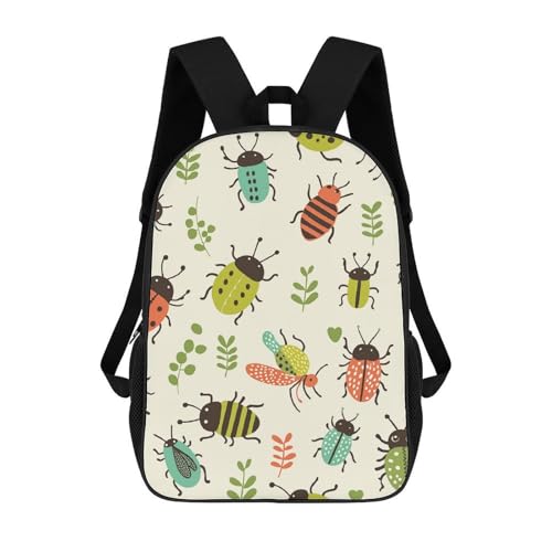 Grass And Insects Bookbag - Ultra Lightweight Portable Backpack Work Travel Backpack for Men Women Fits 16 Inch Notebook